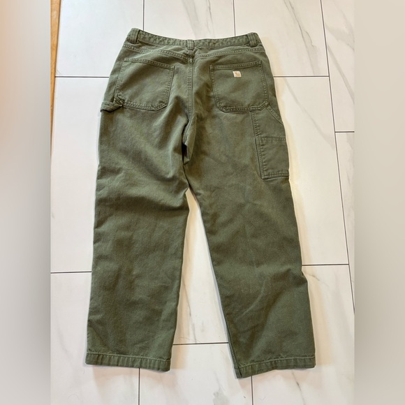 Aritzia Green Straight Leg Pants - Picture 12 of 12